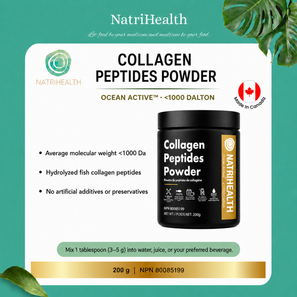 NatriHealth Ocean Active™ Marine Collagen Peptides Powder – 200 g