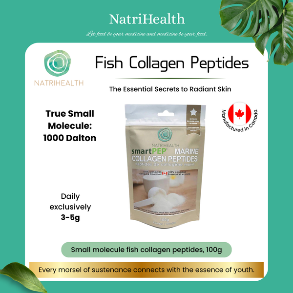 SmartPEP Hydrolized Marine Collagen Peptides Powder (100 gram, 20+ servings) Wild Caught Fish, Highly Digestible Marine Collagen Supplement | Small Molecule Peptides for Joint Support, Skin Health, & Anti-Aging