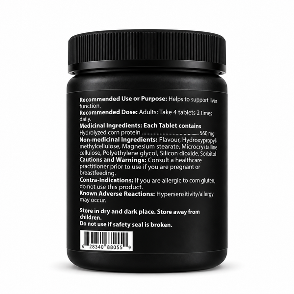 Natrihealth Sober Up | Corn Oligopeptide | Fast Alcohol Detox, Liver Protection, Supports Healthy Blood Pressure & Metabolism | 60 Tablets