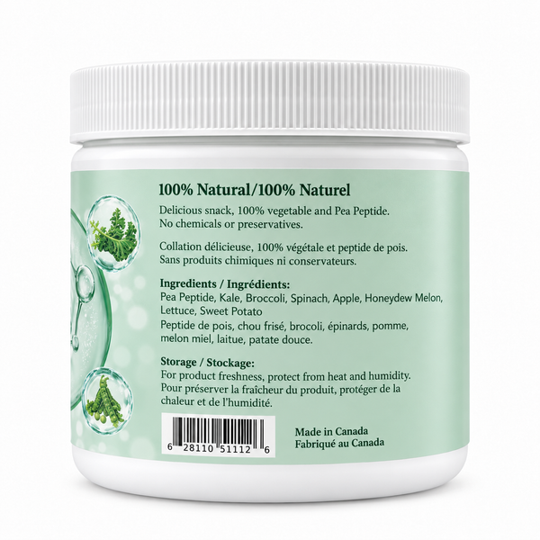 Natrihealth Freeze-Dried Pea Peptide Snacks 60g| Kale, Spinach & Broccoli | Pea Protein for Muscle Building & Skin Health, Spinach & Kale Snacks for Immune Support, Detox & Wellness| Super Greens & Plant-Based Protein