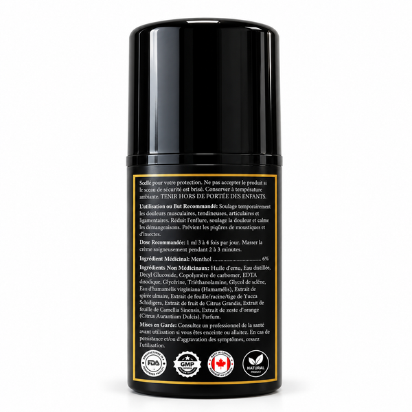 Natrihealth Emu Oil Muscle Heal Cream:  Emu Oil Muscle Recovery Cream 50ml | Natural Pain Relief for Sore Muscles & Joints | Anti-Inflammatory, Deep Hydration & Fast Absorption | Sports & Travel Essential | All natural, herbal formula