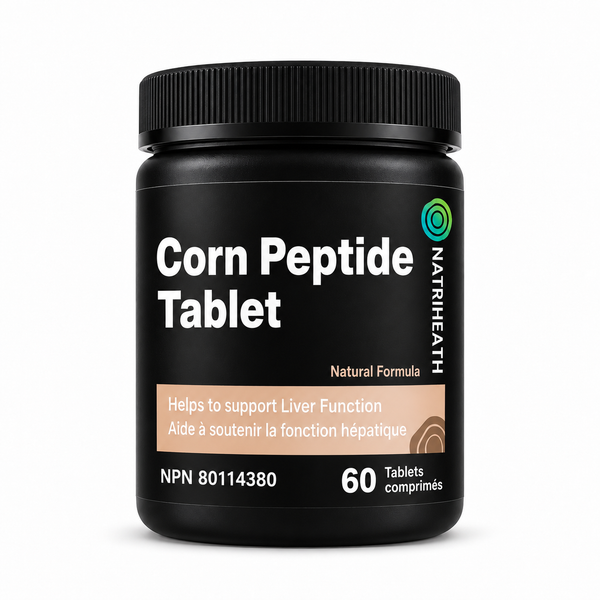 Natrihealth Sober Up | Corn Oligopeptide | Fast Alcohol Detox, Liver Protection, Supports Healthy Blood Pressure & Metabolism | 60 Tablets
