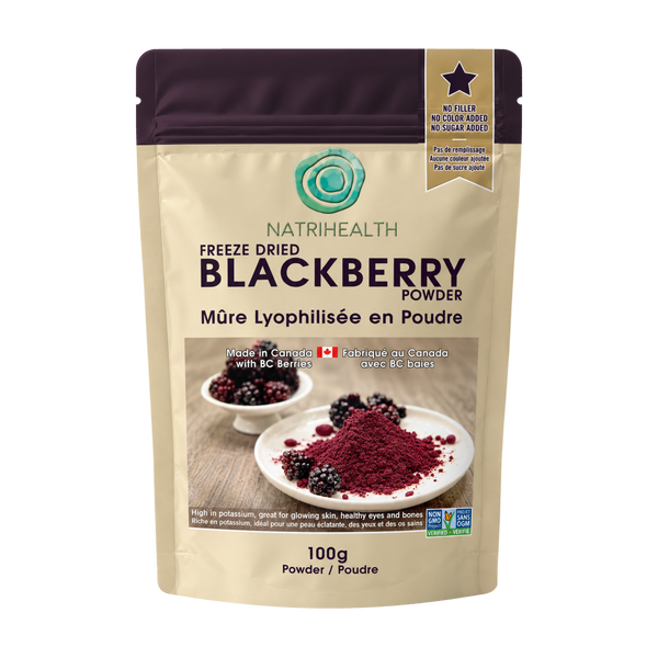 Freeze-Dried Blackberry Powder 100% Real Fruit