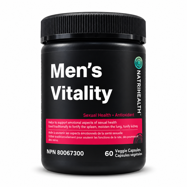 Natrihealth Men’s Vitality | Maca + Horny Goat Weed + Polygonatum | Boosts Sexual Health, Physical Energy & Endurance | Enhances Performance & Libido Support | 60 Veggie Capsules