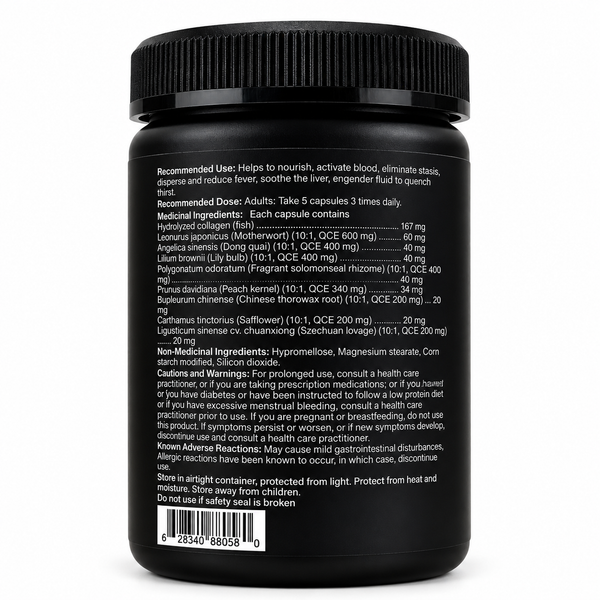 Natrihealth Meno Peptide | Peptides + Herbal Formula |Menopause Supplements with Saffron Extract, Dong Quai | Hot Flashes Relief, Night Sweats | Hormone Balance Support for Mood Swings & Perimenopause & Menstrual Regulation|  60 veggie capsules