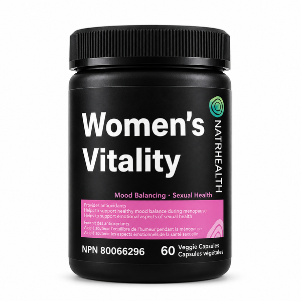 Natrihealth Women's Vitality | Advanced Vitality Supplement For Women | Collagen Peptide, Maca, Vitamin E | Immune system support, Balances hormones, Antioxidant |  60 Veggie Capsules